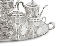 A Tiffany and Co. Silver Eight-Piece Tea and Coffee Service