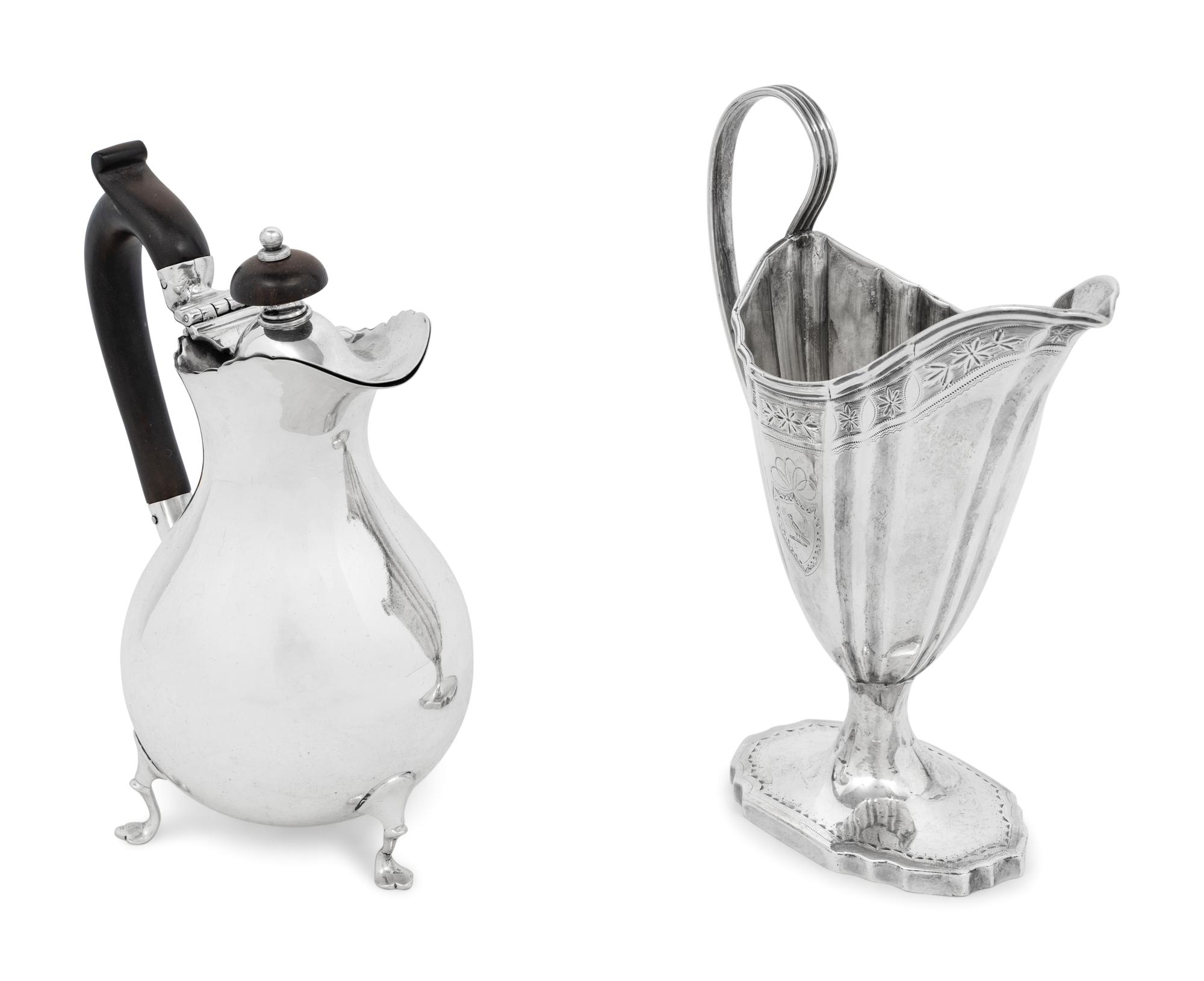 A Two Scottish Silver Creamers