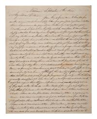 [SLAVERY & ABOLITION]. RAY, John (1792-1868). Autograph letter signed ("John Ray"), as Uncle to "William." Newnan, Coweta County, GA, 6 September 1860. 4 pages . Content on slavery and enslaved people.