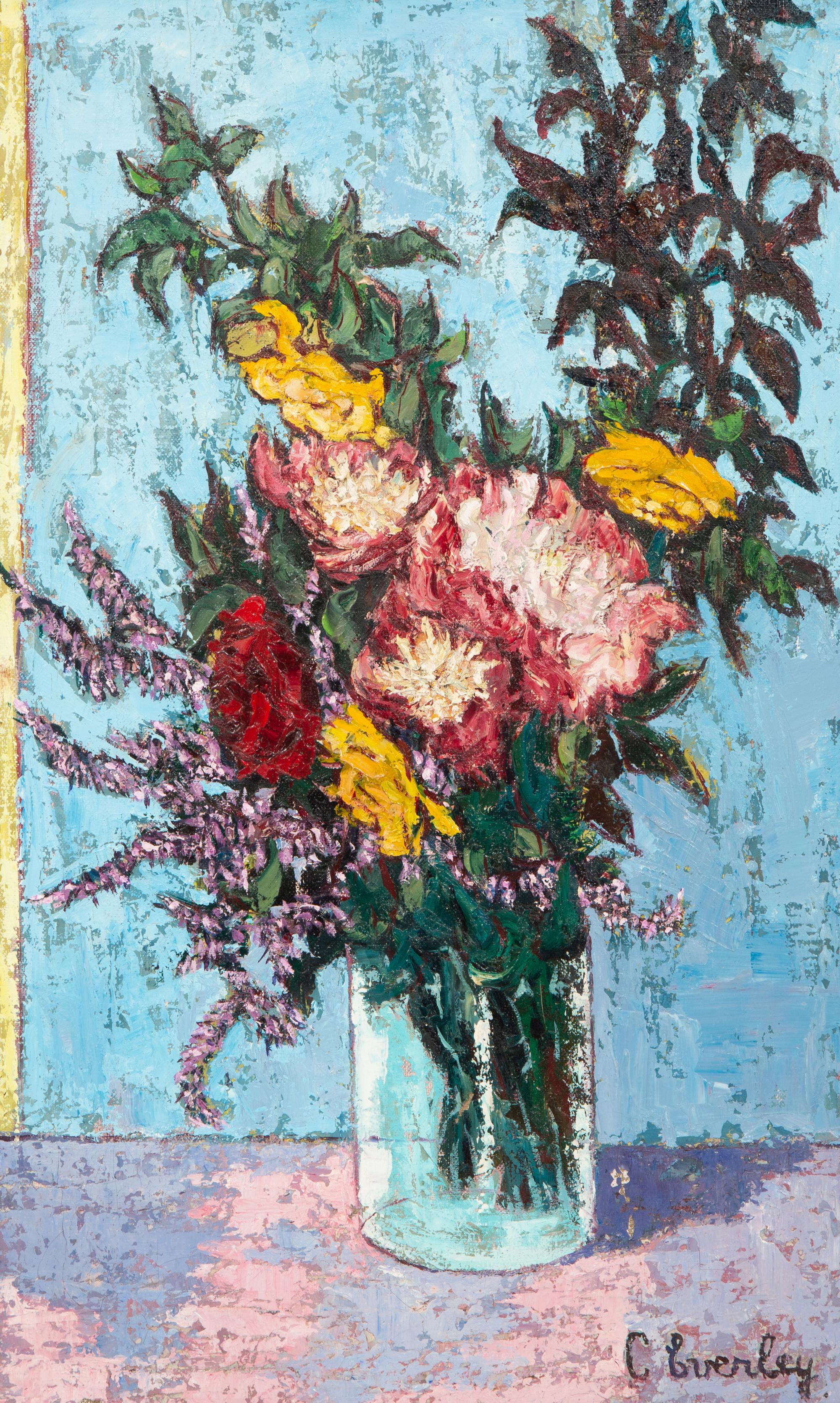 Still LIfe with Foxgloves, 1978, and Summer Flowers (two works)