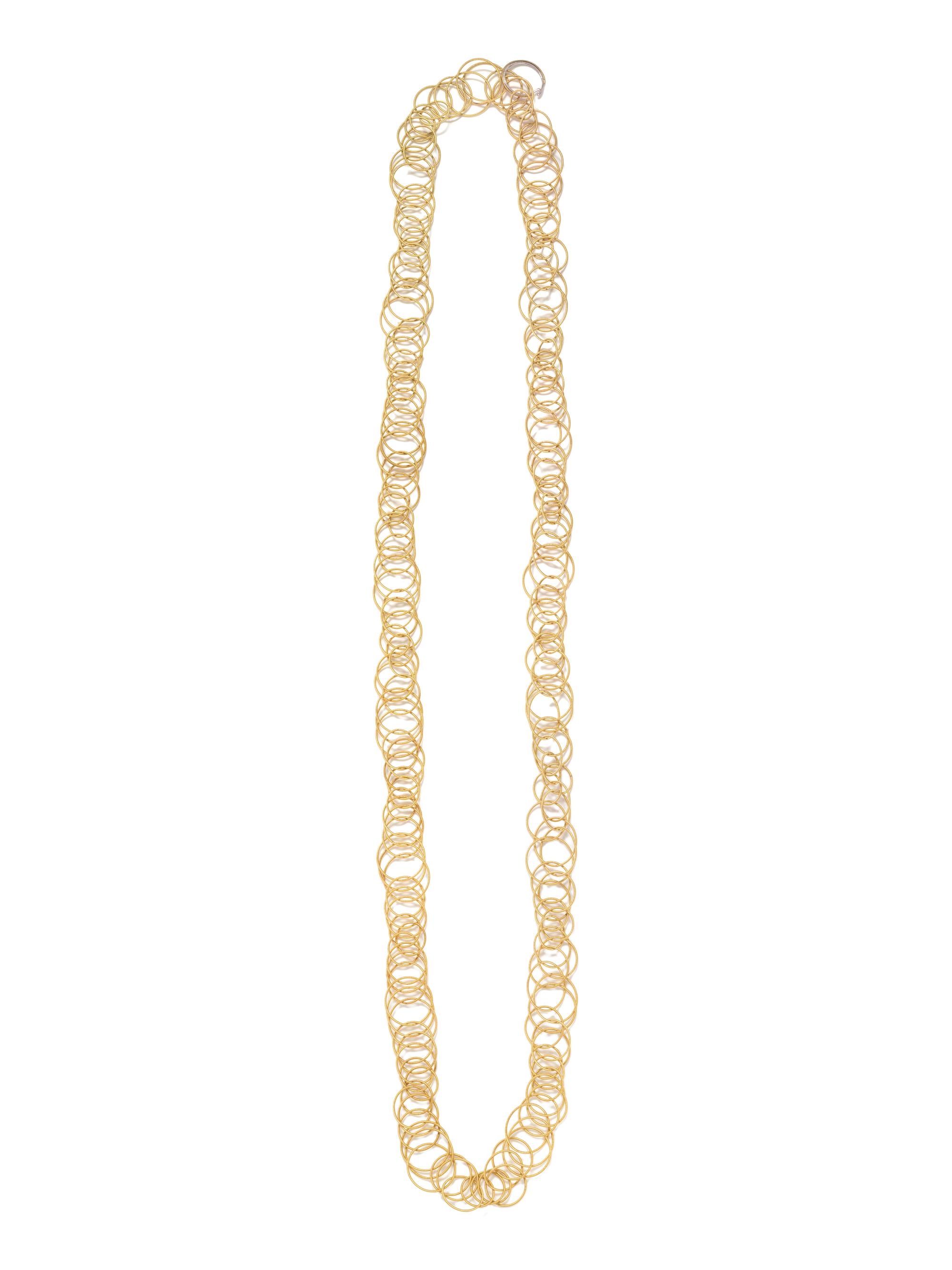 BUCCELLATI, YELLOW GOLD 'HAWAII' NECKLACE