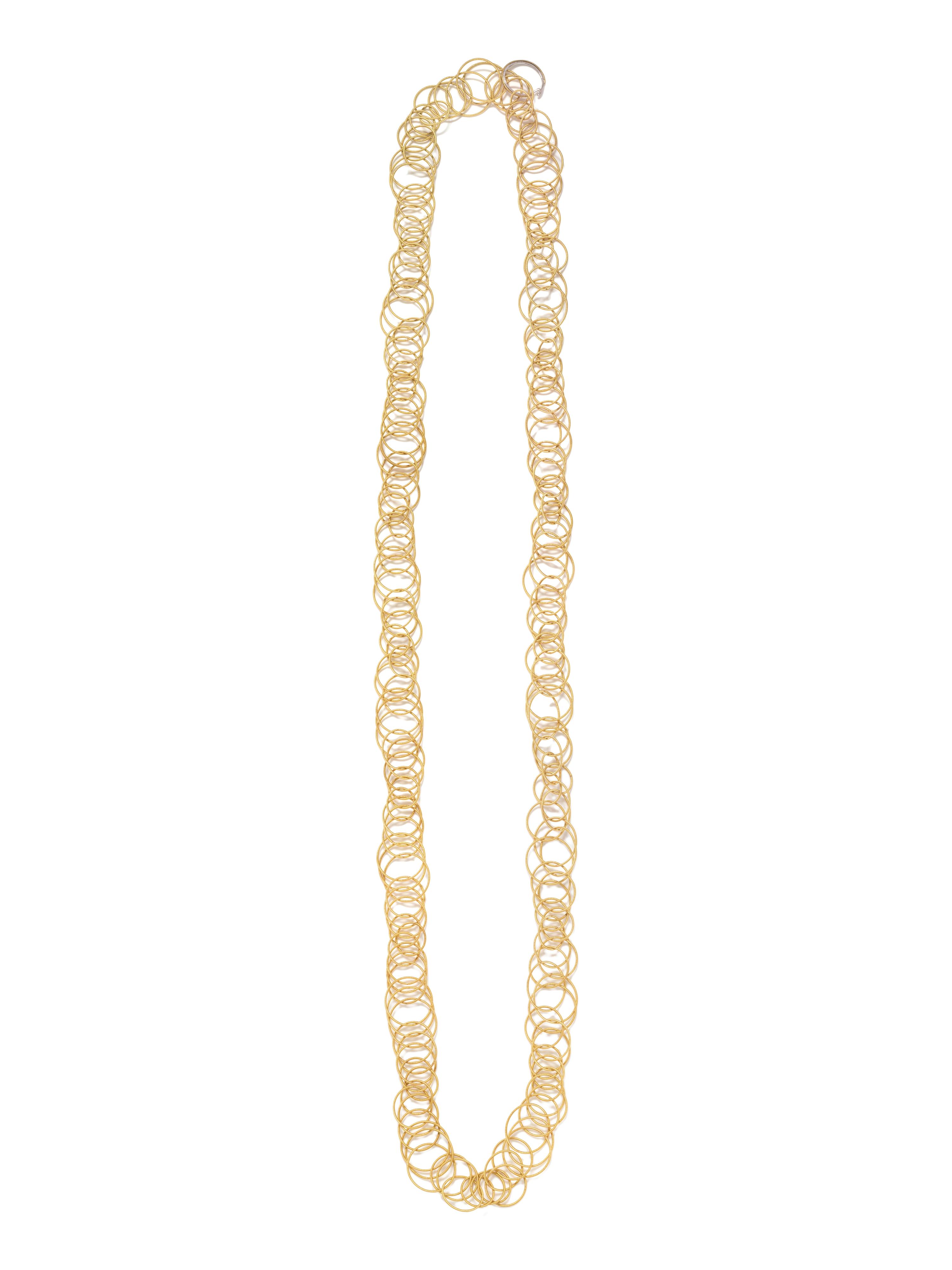 BUCCELLATI, YELLOW GOLD 'HAWAII' NECKLACE