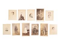 [CIVIL WAR - DEPARTMENT OF THE GULF - NAVY]. 32 CDVs of Union officers serving in the Department of the Gulf and the Navy, incl. General Edwin Griffin Beckwith and Lieutenant Joseph B. Smith, KIA aboard the frigate Congress .