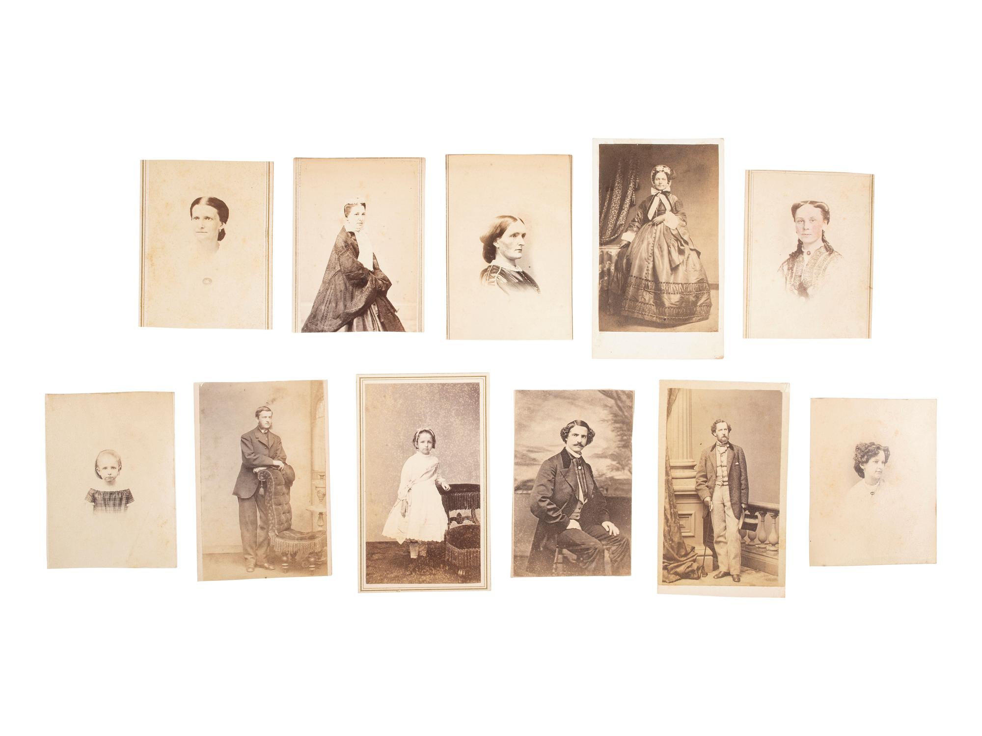 [CIVIL WAR - DEPARTMENT OF THE GULF - NAVY]. 32 CDVs of Union officers serving in the Department of the Gulf and the Navy, incl. General Edwin Griffin Beckwith and Lieutenant Joseph B. Smith, KIA aboard the frigate Congress .