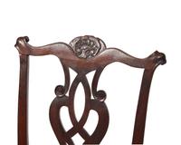 A Chippendale Carved Walnut Side Chair