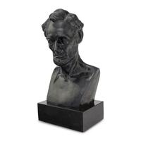 Thomas Dow Jones (American, 1811-1881) Bust of Abraham Lincoln bronze