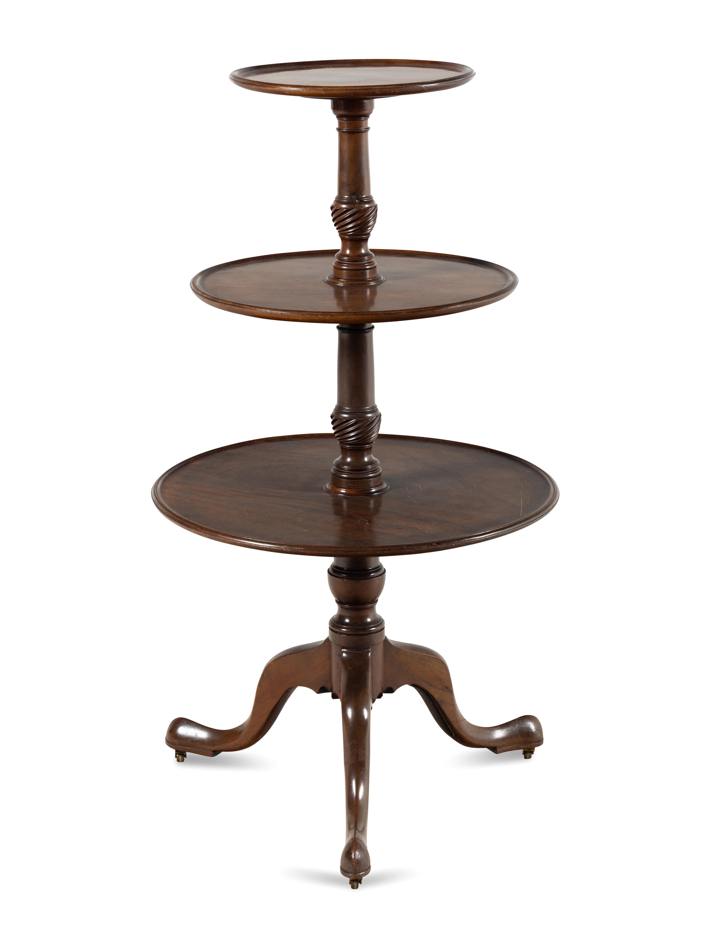 A George III Mahogany Dumbwaiter