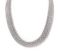 An 18 Karat White Gold and Sapphire Necklace, 29.50 dwts.