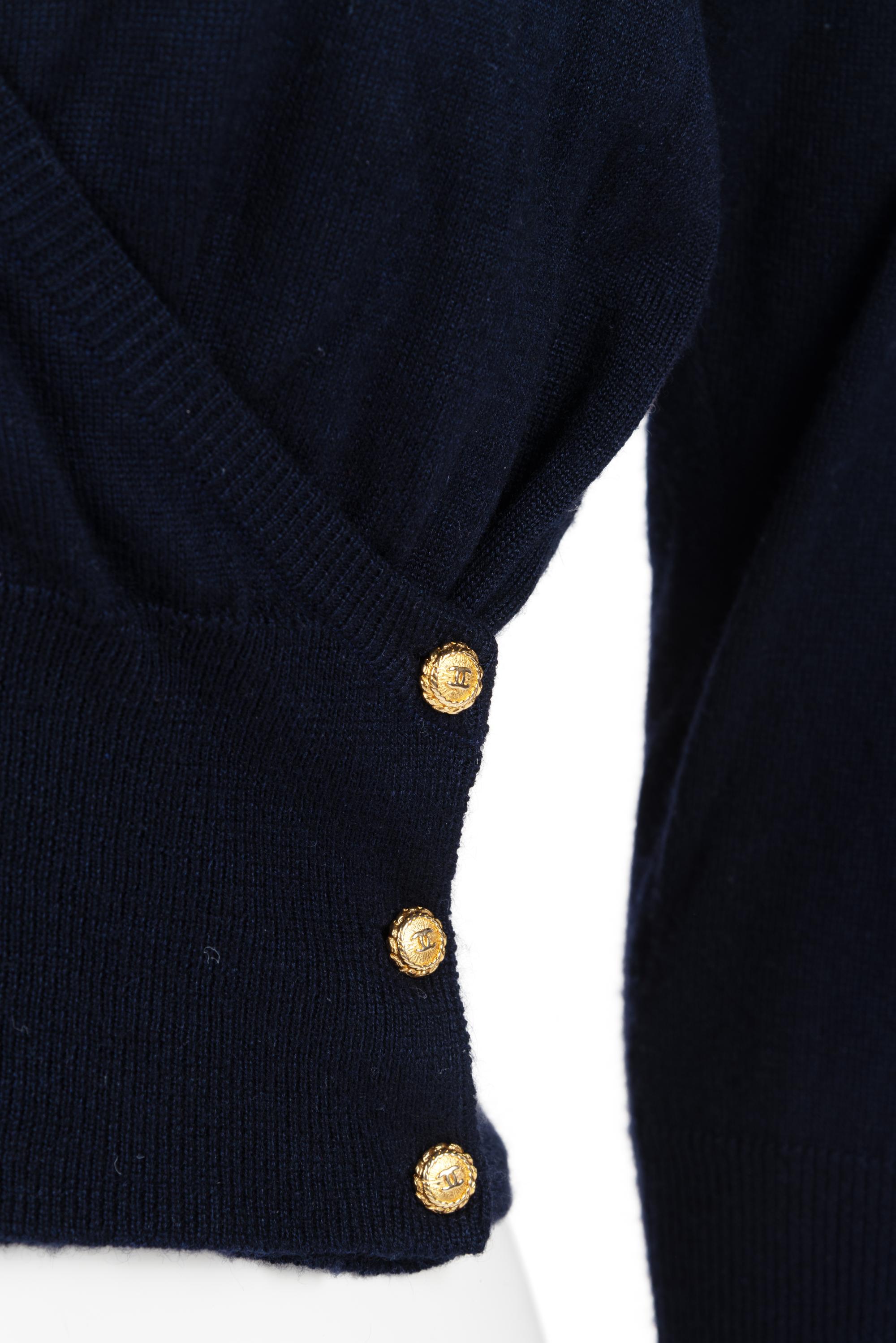 Two Chanel Knit Sweaters
