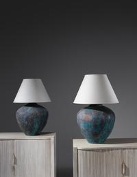Pair of Monumental Table Lamps