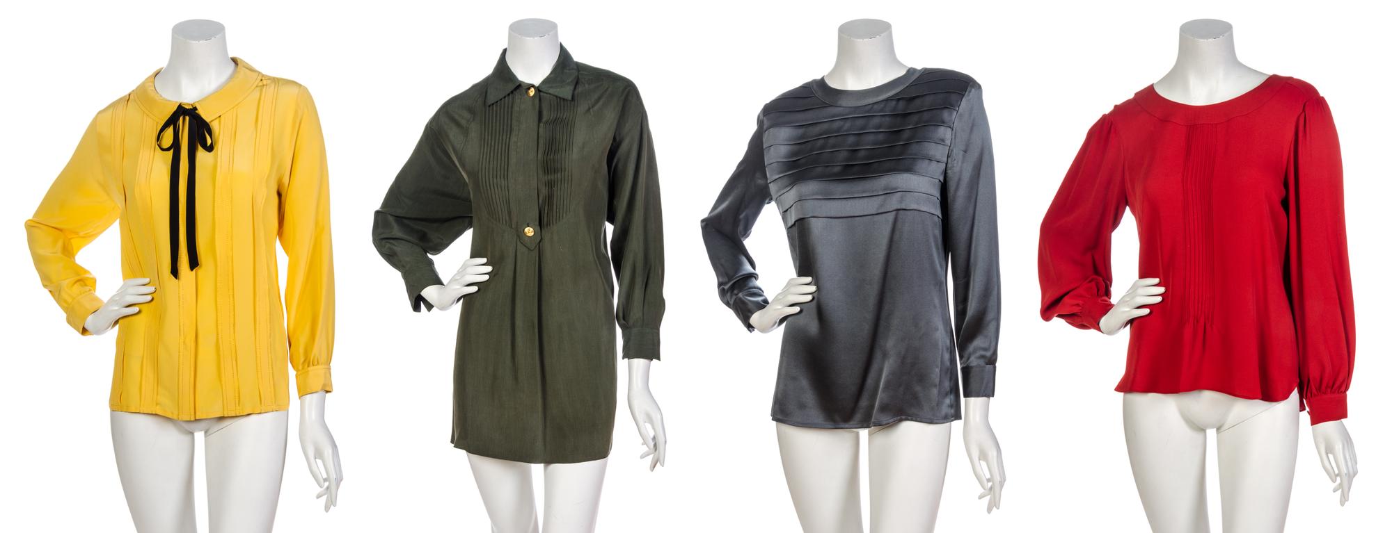 A Group of Twelve Chanel Blouses,