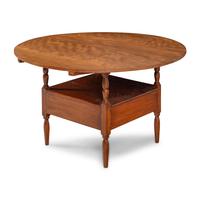 A Federal Cherrywood Hutch Table