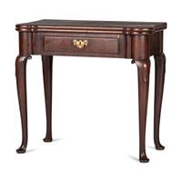 An English Veneered Walnut Games Table