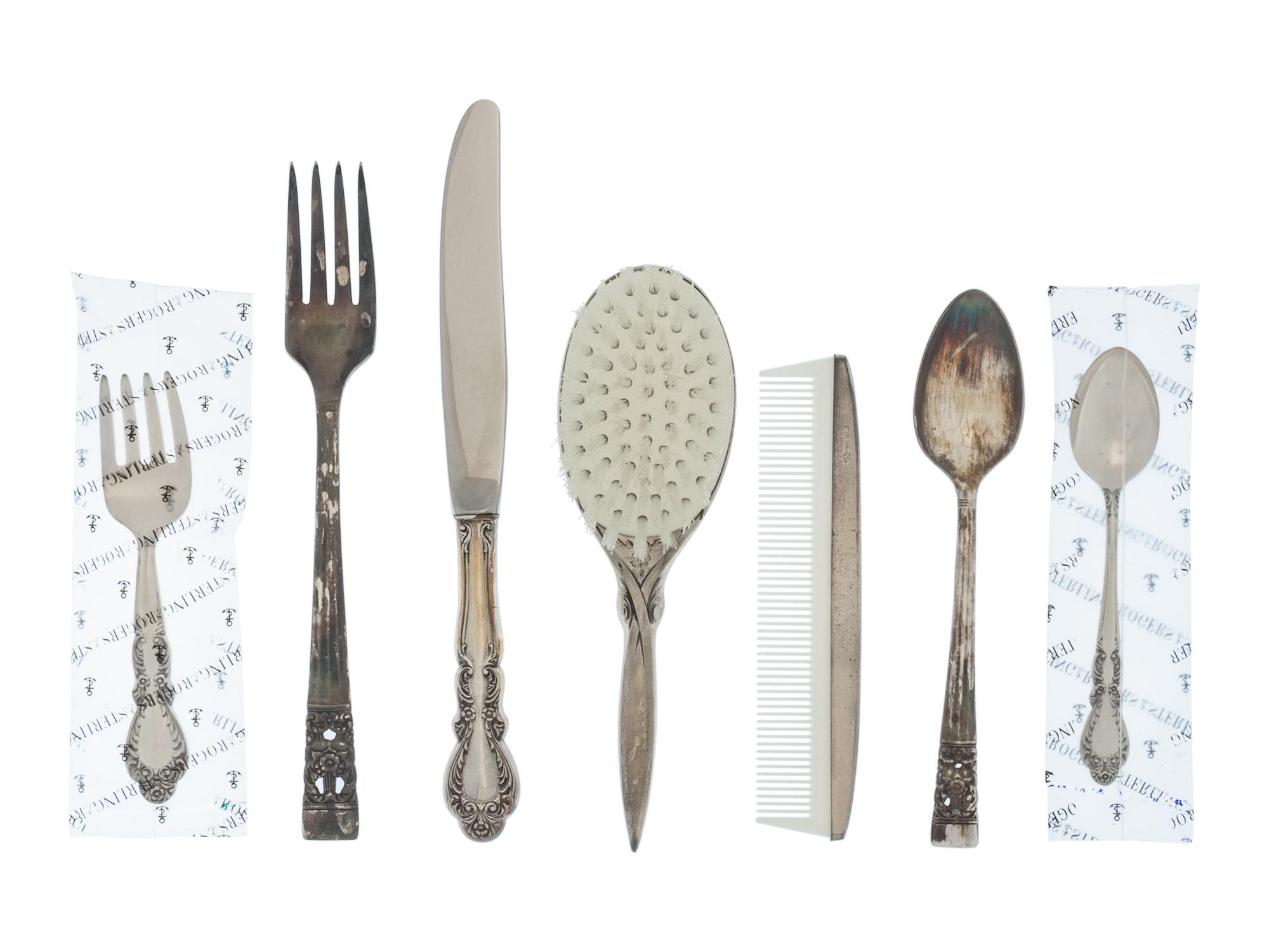 An American Silver Child's Place Setting, Roger's