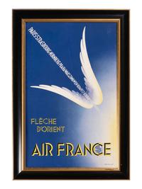[TRAVEL]. GARRETTO, Paolo Federico, artist. Air France / Fleche D'Orient . 1936.