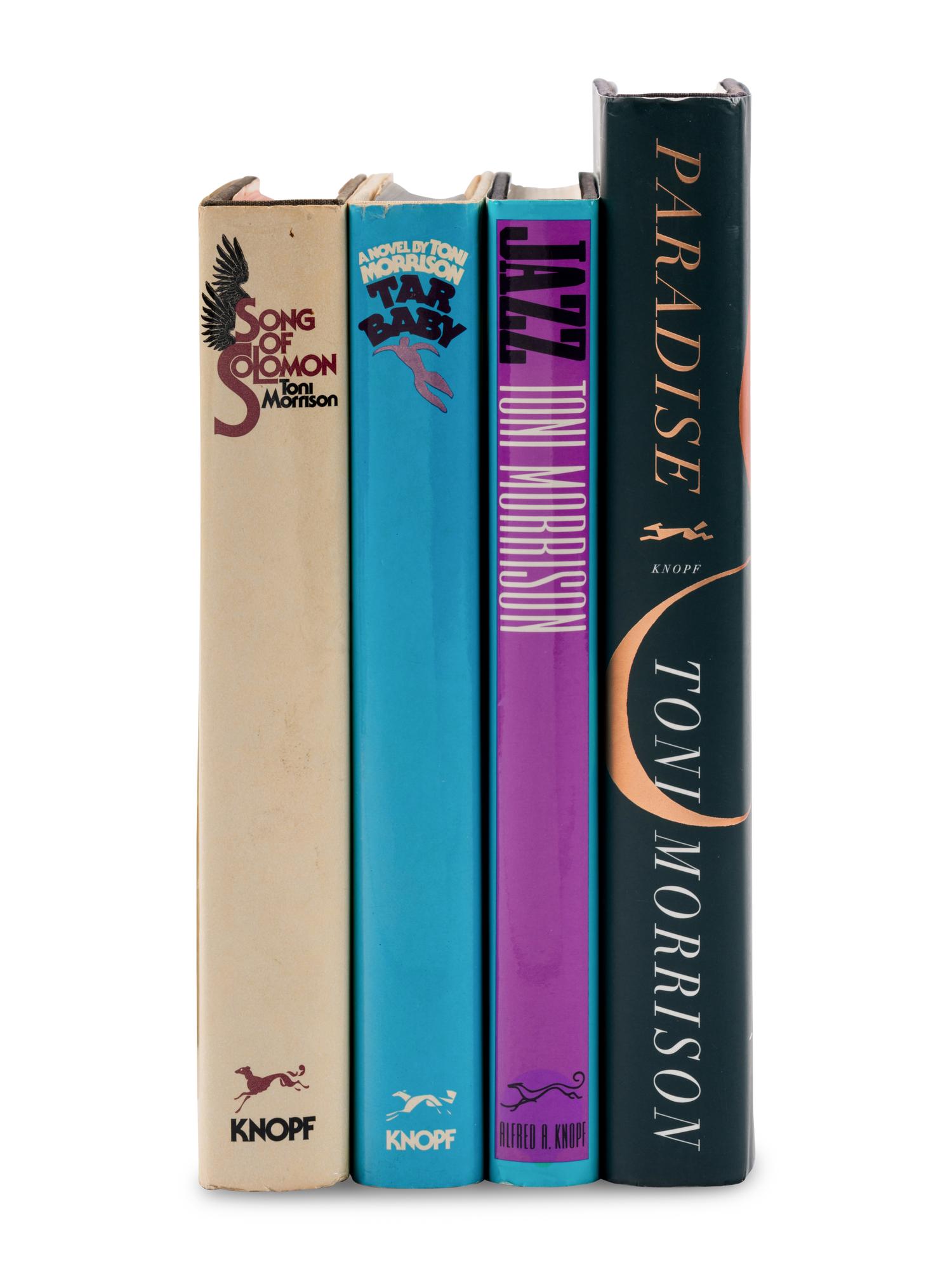 MORRISON, Toni (1931-2019). A group of 4 FIRST EDITIONS, comprising: