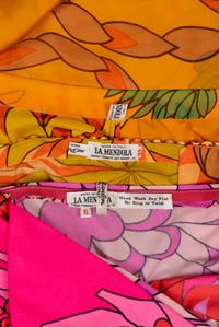 Two La Mendola Dresses, Including the "Magic Dress", 1970s