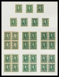 A Collection of United States Regular Issue Stamps — 1902-1912