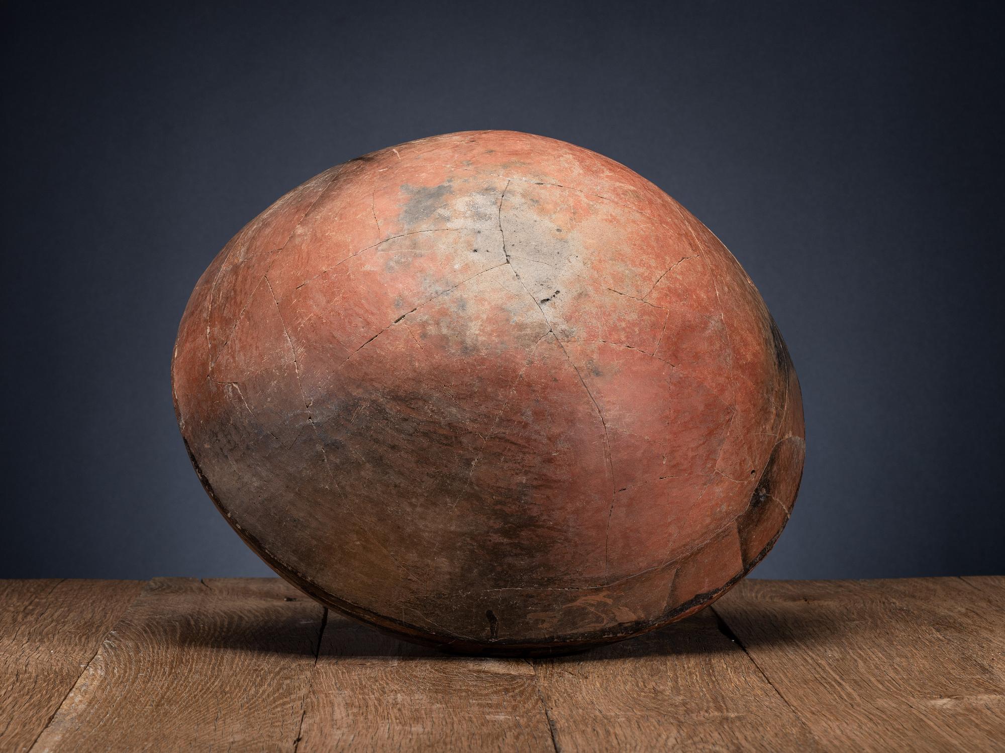 San Lazaro Pueblo Polychrome Pottery Olla