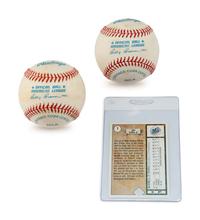 A Group of Two Ken Griffey Jr. Signed Autograph Baseballs (Beckett Authentication Services) and 1989 Upper Deck Rookie Baseball Card No. 1.