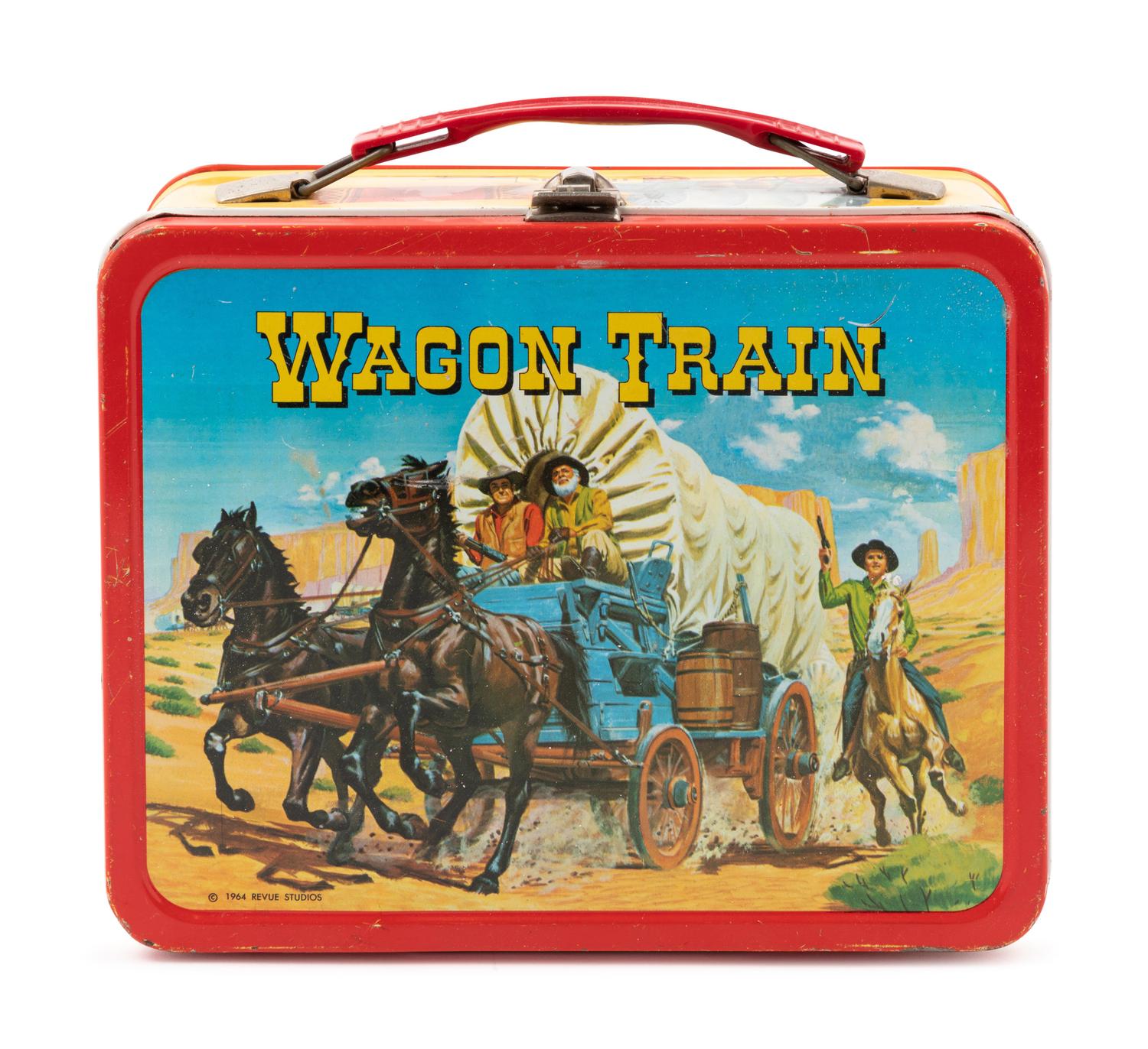 A King-Seeley Thermos Co. "Wagon Train" Lunch Box