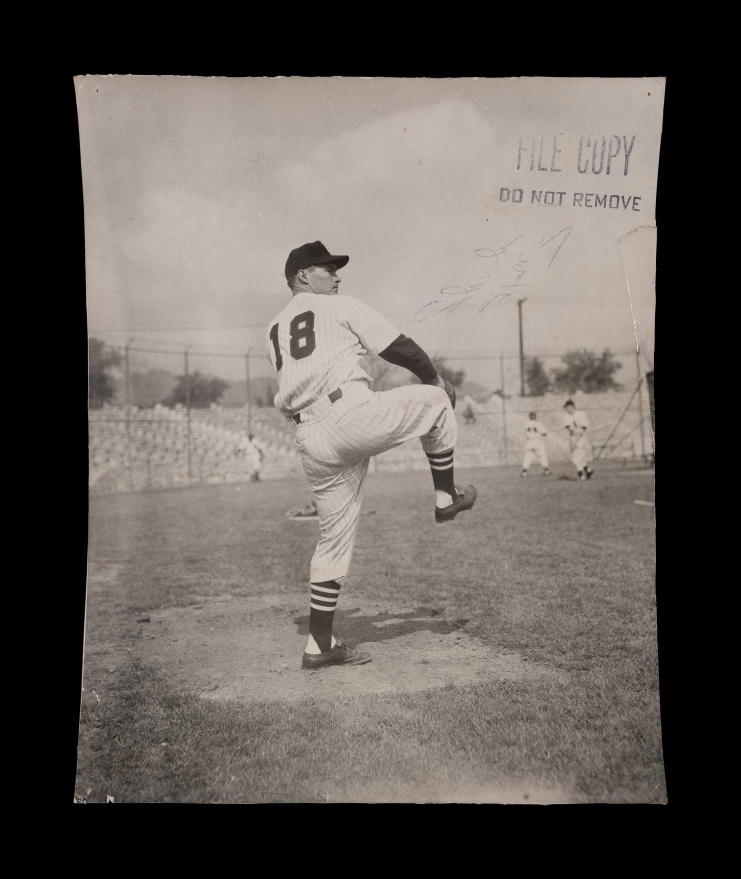 A Group of 1950s Comiskey Park Chicago White Sox Signed Type One Photographs and Ephemera Including Nellie Fox Signed Photograph,