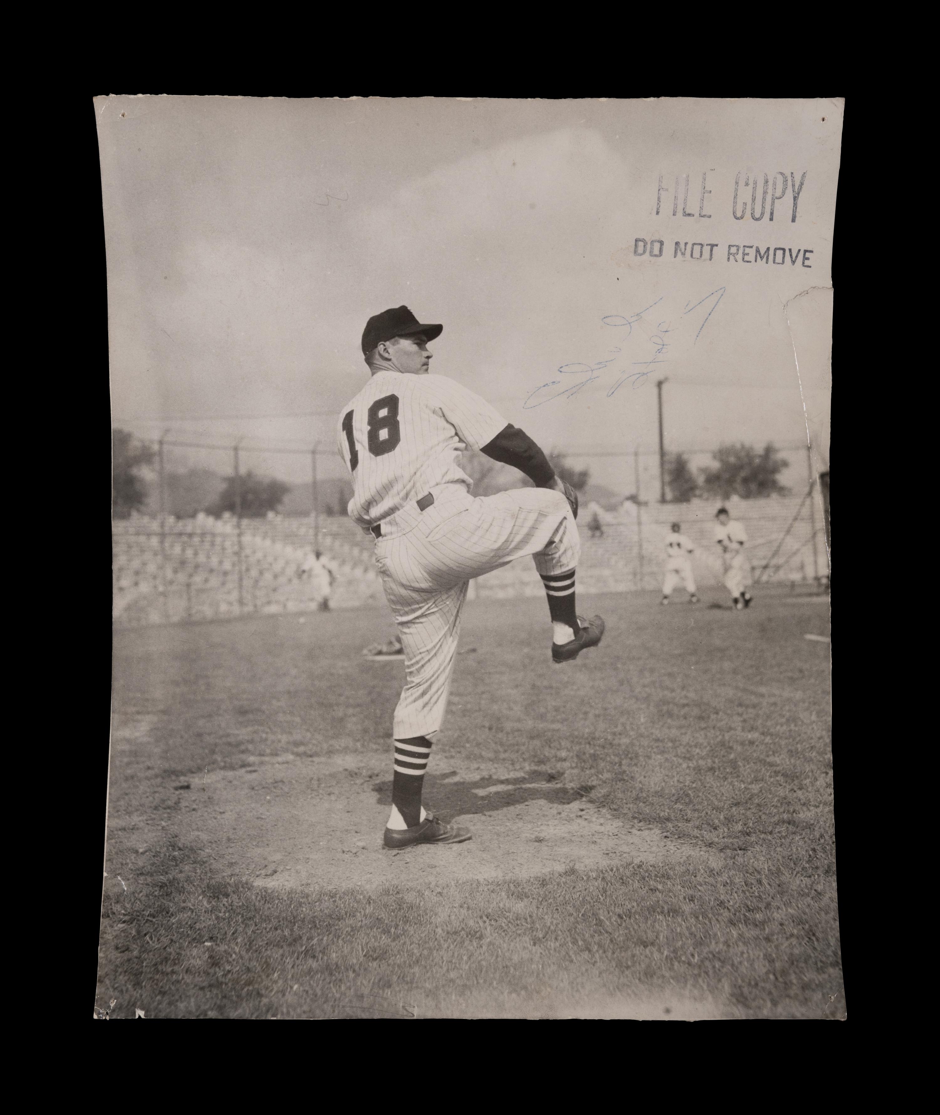 A Group of 1950s Comiskey Park Chicago White Sox Signed Type One Photographs and Ephemera Including Nellie Fox Signed Photograph,