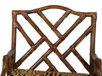 A Pair of Regency Style Bamboo Armchairs — EARLY 20TH CENTURY