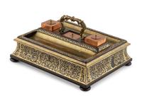 A Boulle Marquetry Standish