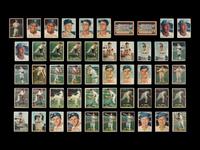 A Collection of 1957 Topps Baseball Cards Including Hall of Famers and Rookies (241)