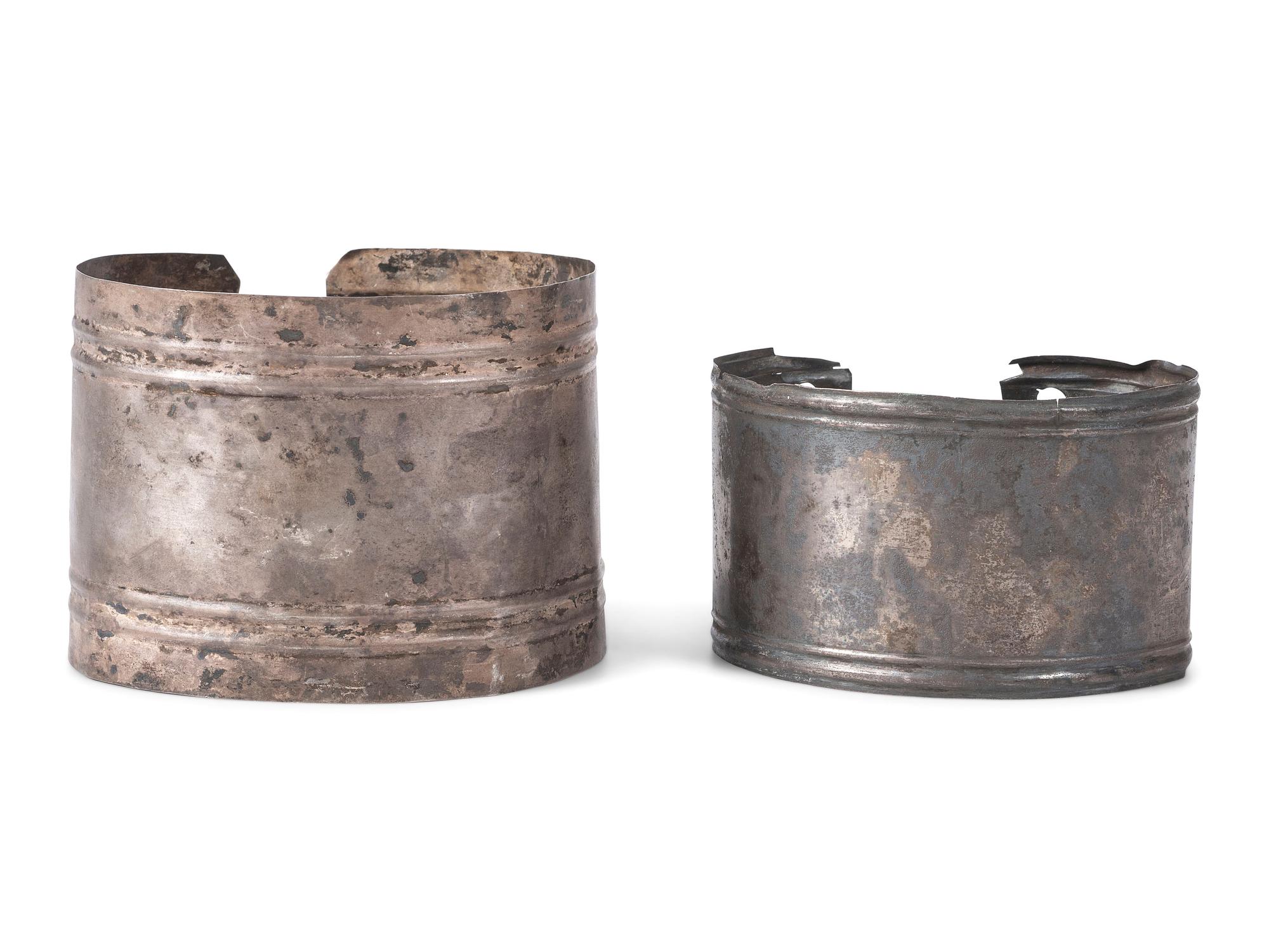 Early Silver and Tin Armbands