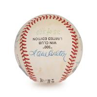 A 300 Win Club Signed Autograph Limited Edition Baseball - Eight Signatures (Beckett Authentication Services Letter),