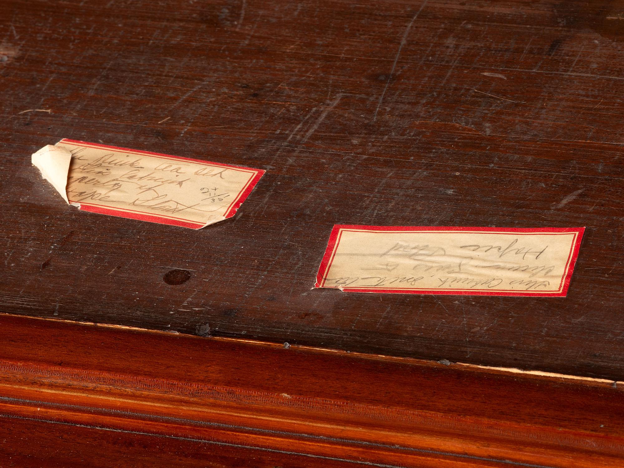 A Federal Mahogany and Figured Maple Secretary Bookcase