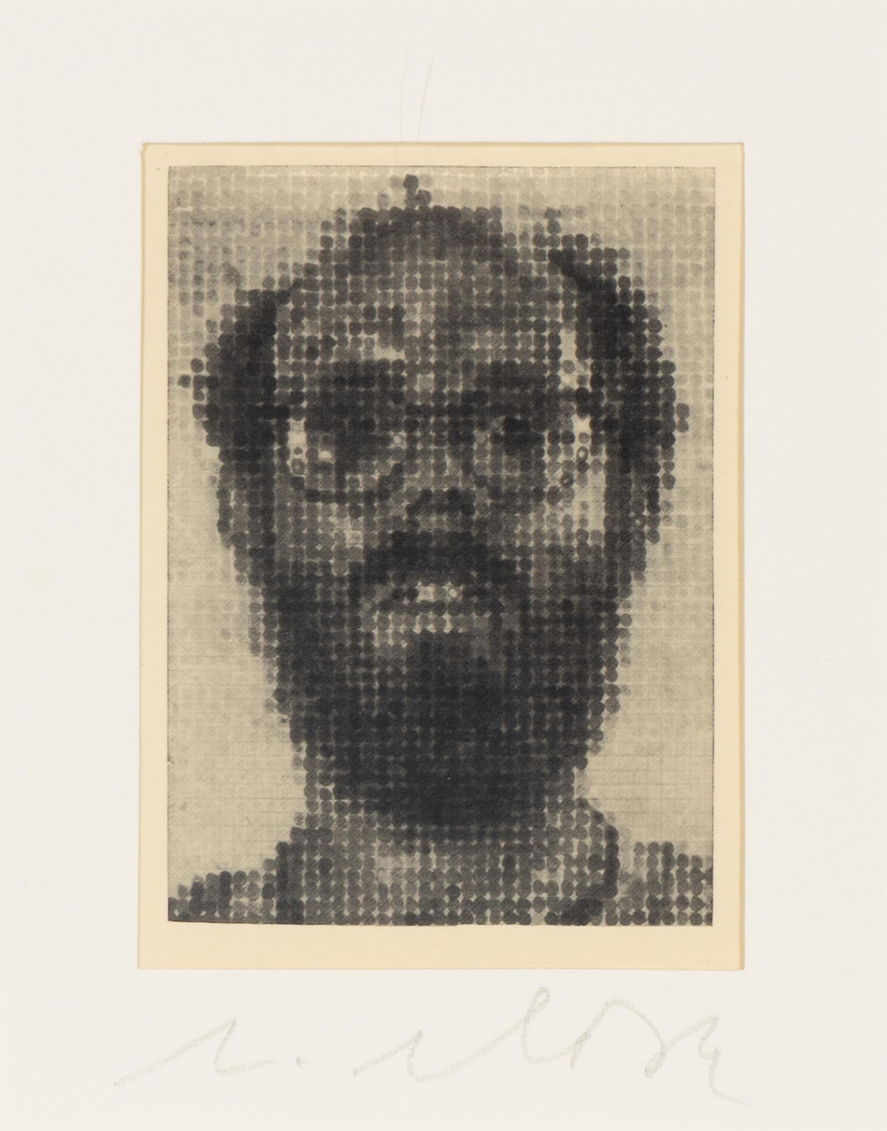 Chuck Close (American, 1940-2021) — Self-Portrait, 1996