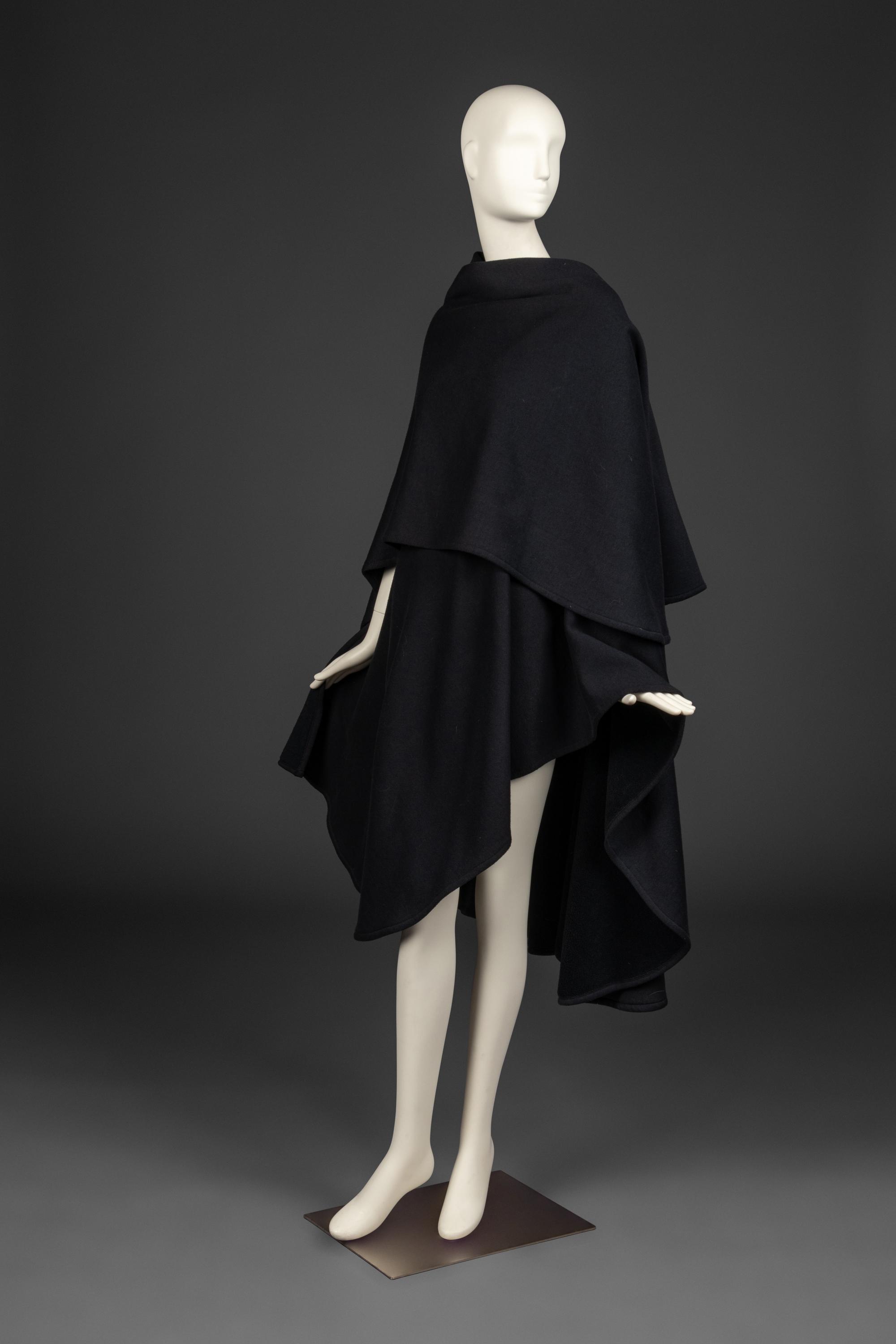 Norma Kamali Jersey Knit Poncho, 1980s