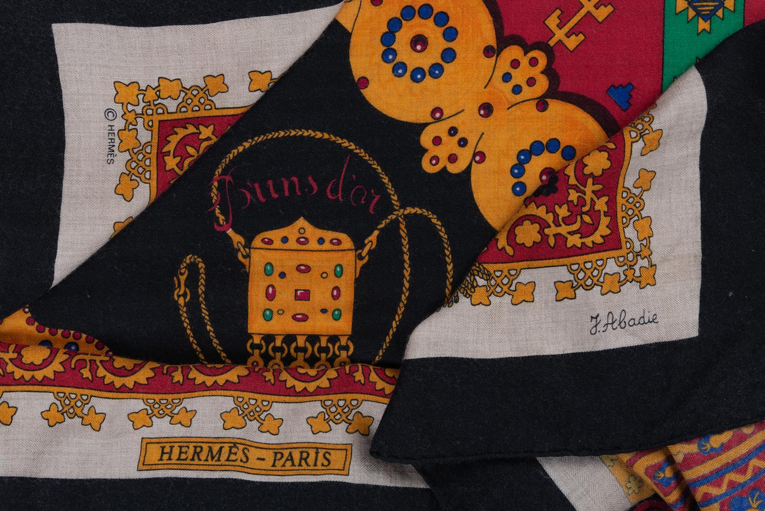 Hermès Cashmere/Silk Scarf