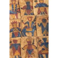 Apache Painted Rawhide Playing Cards