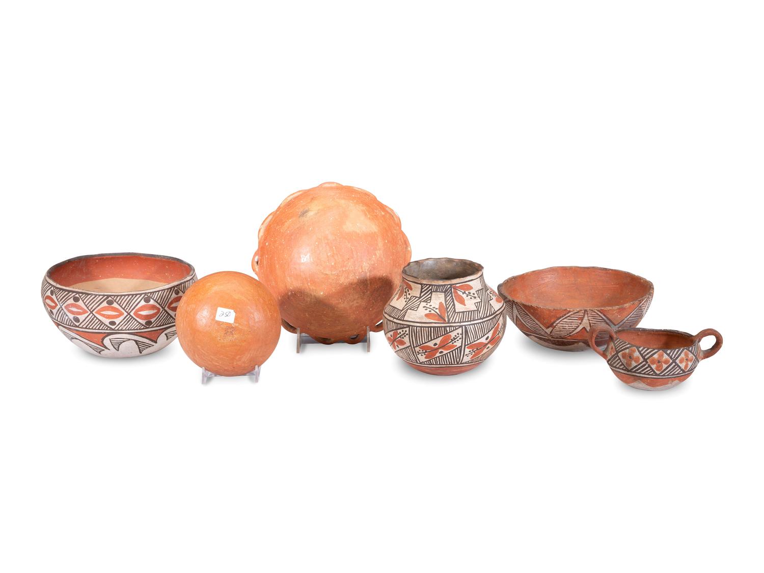 Collection of Isletta Pottery