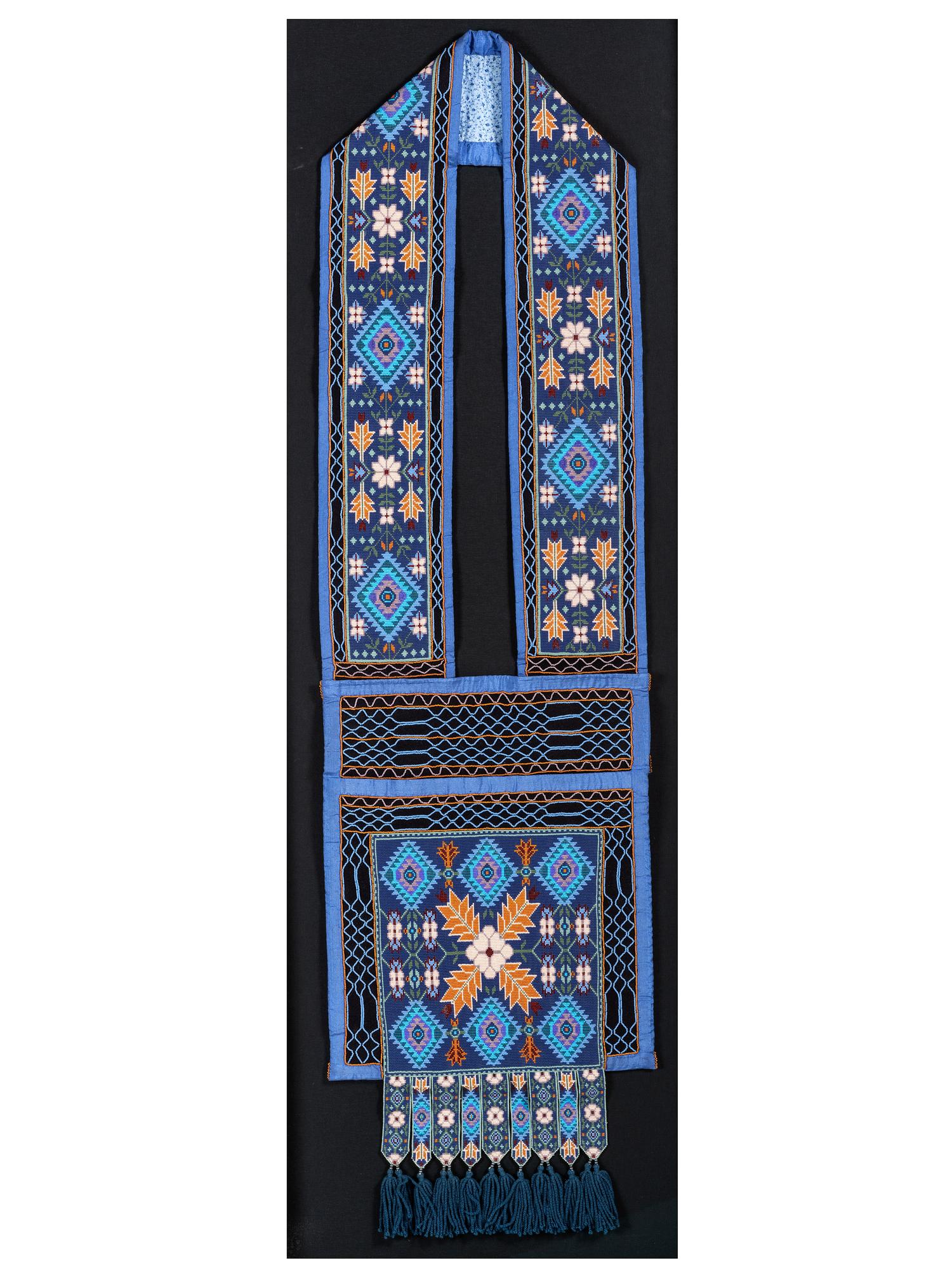 Loom-Beaded Bandolier Bag