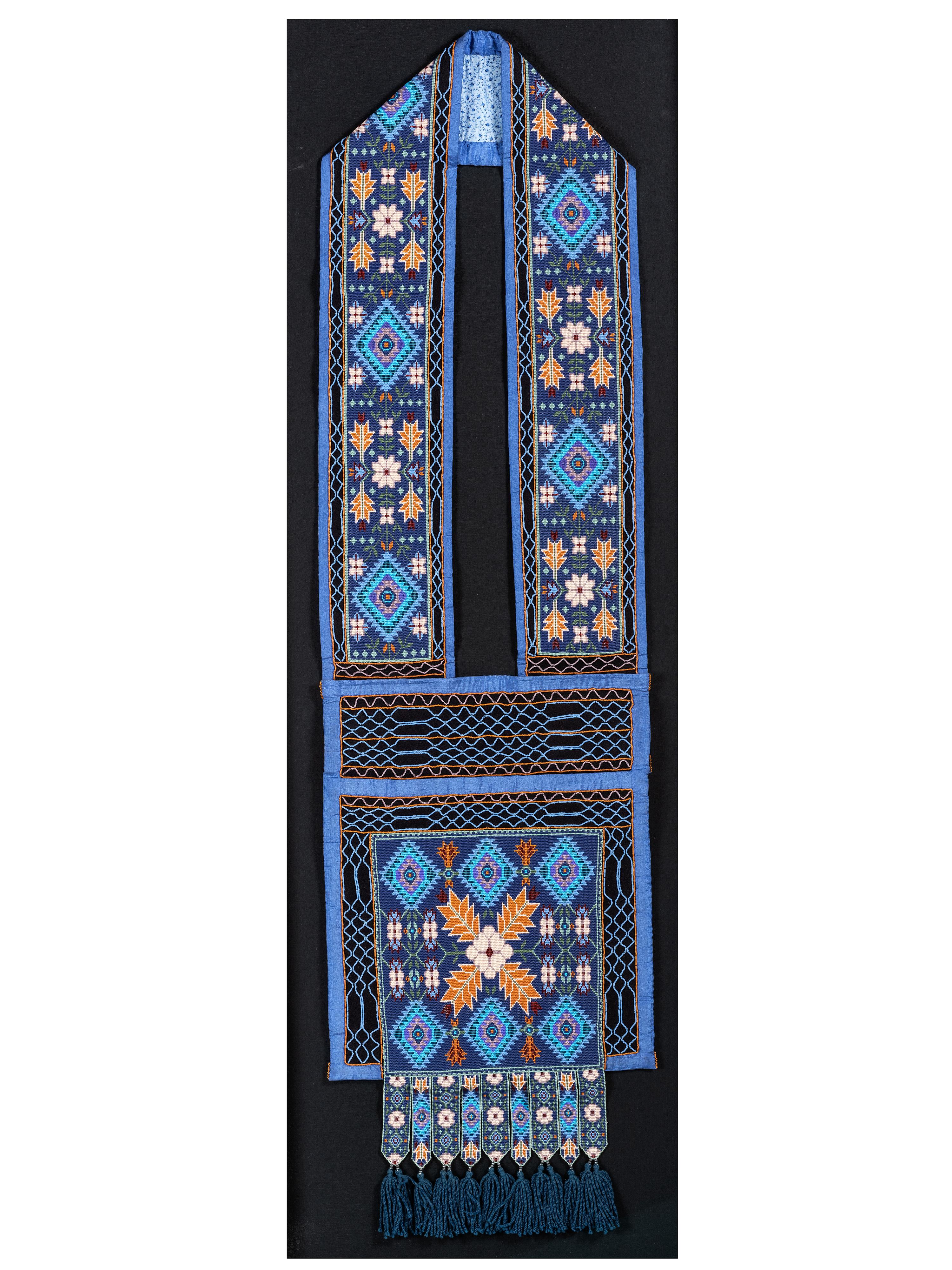 Loom-Beaded Bandolier Bag