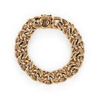 YELLOW GOLD LINK BRACELET