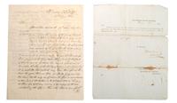 [OHIO] -- [STOKELY, Gen. Samuel (1796-1861)]. Personal correspondence and papers of Ohio politician, US Representative General Samuel Stokely.