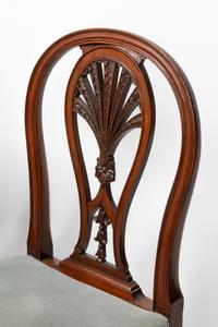 A Set of Ten George III Style Mahogany Dining Chairs