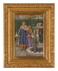 Lancelot and Elaine - "but to be with you still and see your face, to serve you and to follow you thr'o the world , " c. 1909-1911