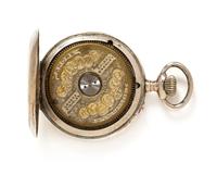 A Silver Eight Day Lever Open Face Pocket Watch, 56.10 dwts.