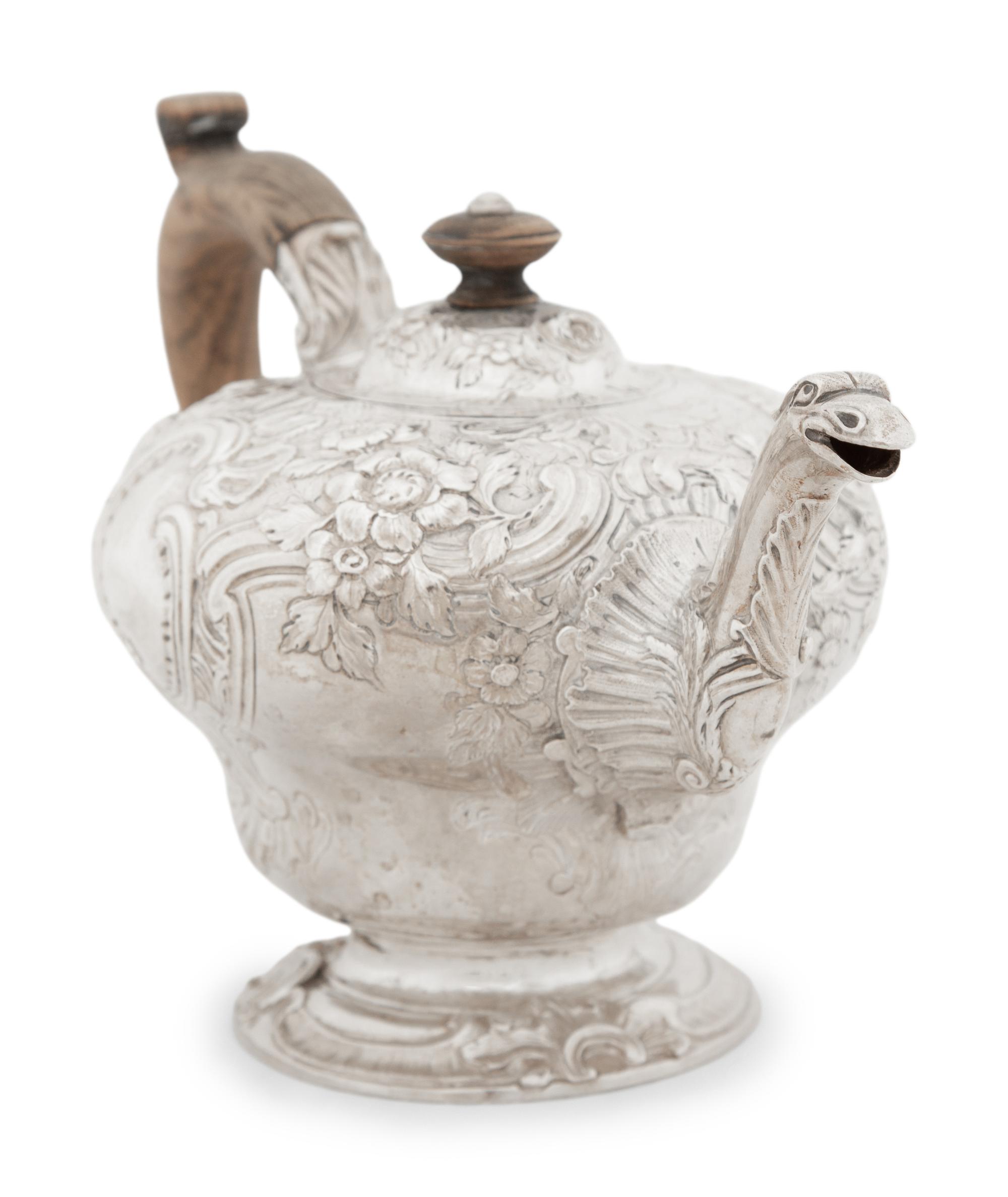 A Georgian Silver Teapot