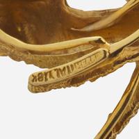 A Collection of 18K Yellow Gold Animal Pins