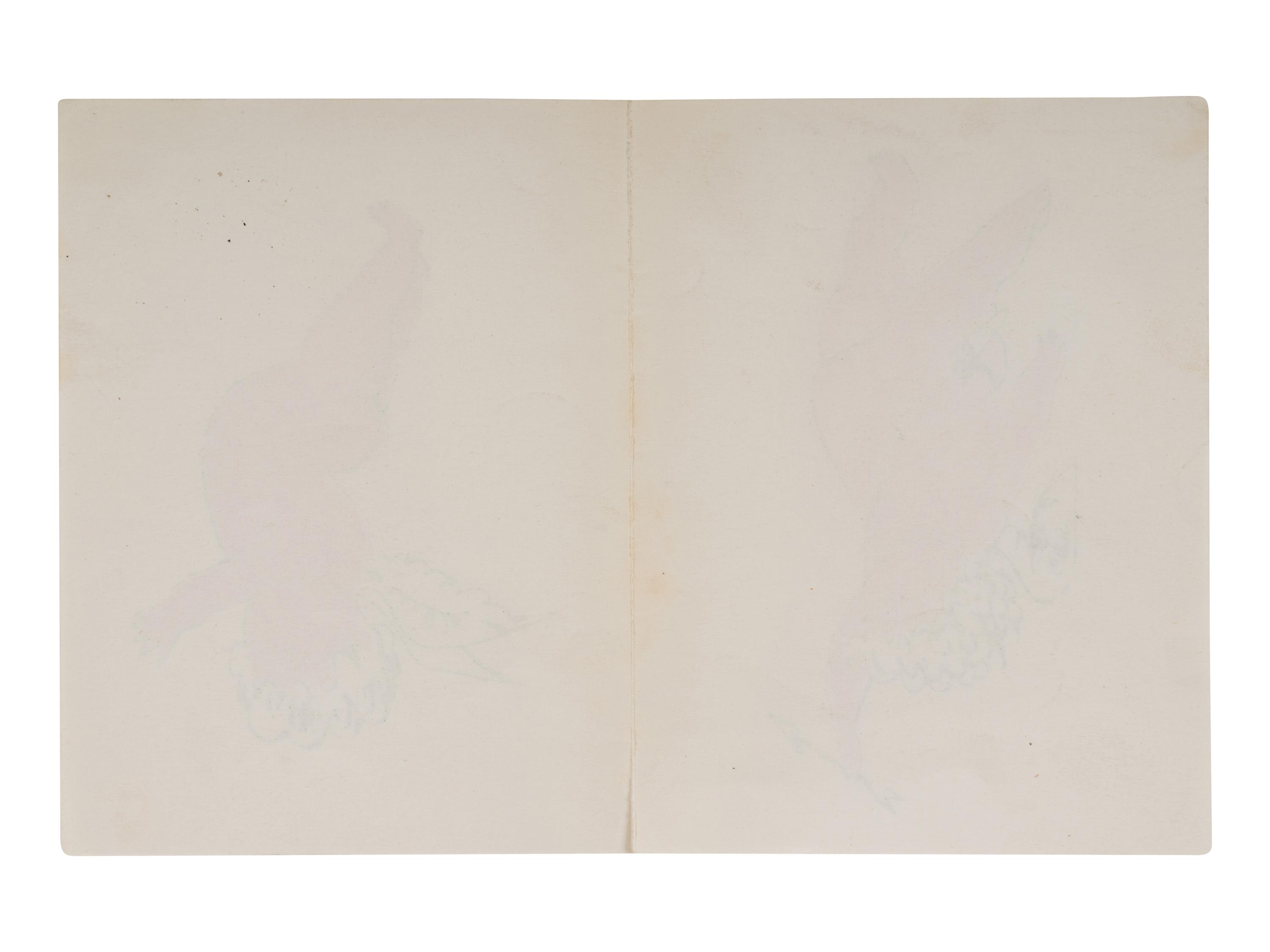 Cherubs (Christmas Card for MoMA) , ca. 1952