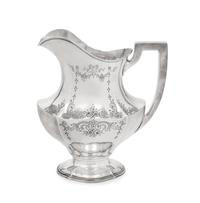 An American Silver Water Pitcher