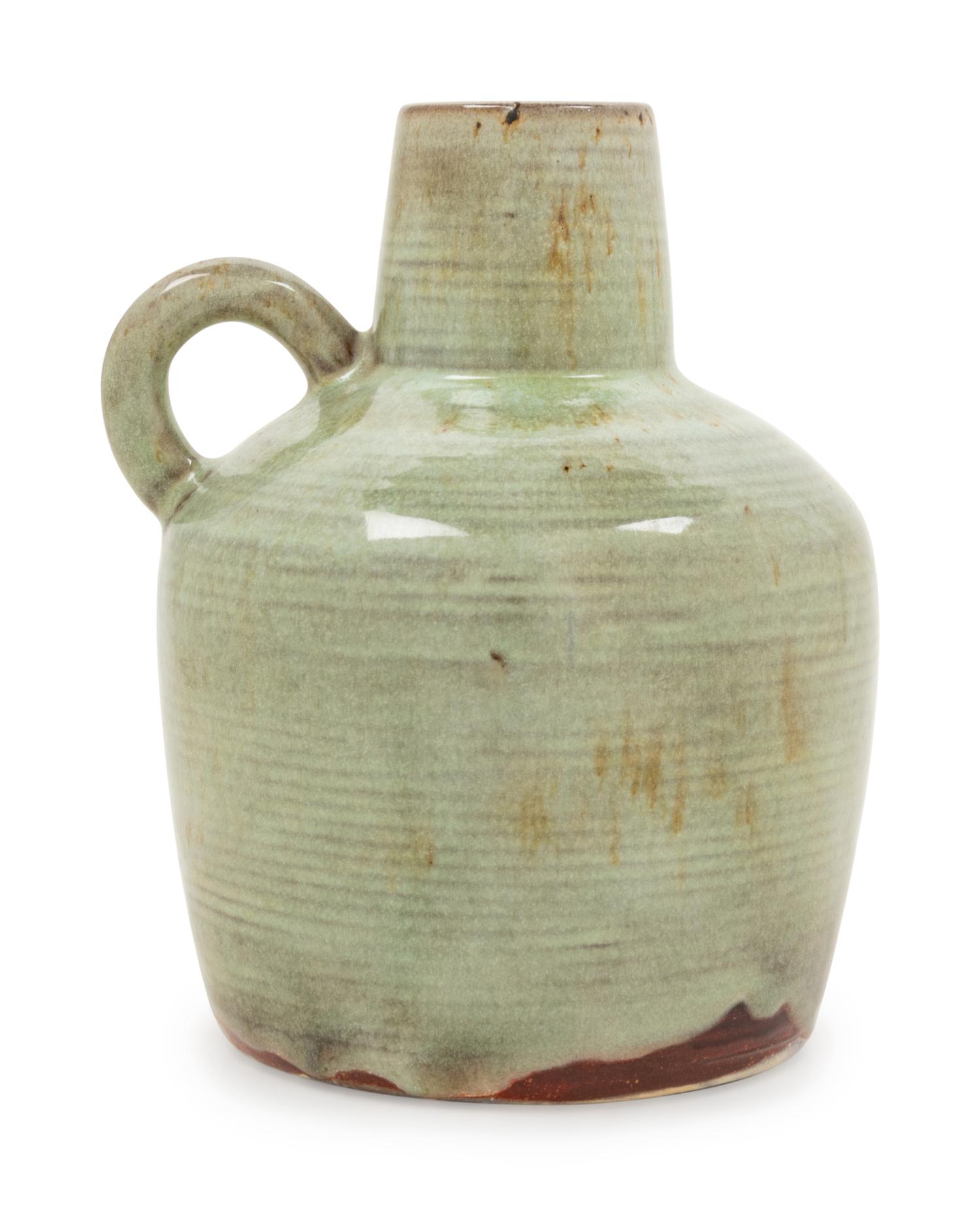 Handled Jug Form Vase